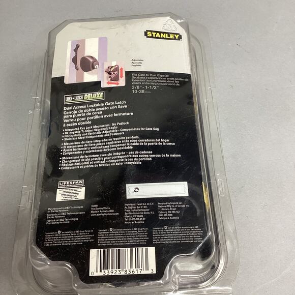 Stanley Architectural Grade Dual Access Lockable Gate Latch - Picture 6 of 6